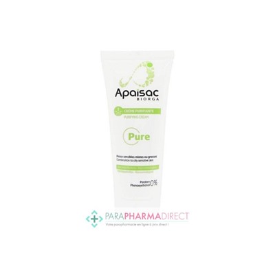 Biorga Apaisac Pure Crème Purifiante Anti-Imperfections 40ml