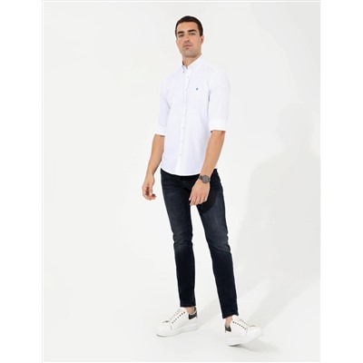 Saks Slim Fit Uzun Kollu Gömlek