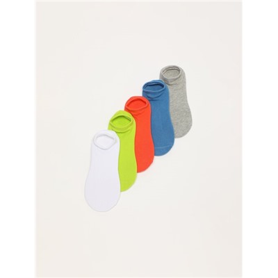 5-PACK OF BASIC NO-SHOW SOCKS
