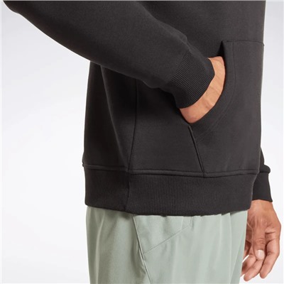 Men's Reebok Identity Fleece Stacked Logo Pullover Hoodie