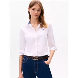Regular Fit Solid Stretch Oxford Shirt