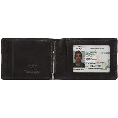 Brand: Tony Perotti Mens RFID Blocking Bifold MONEY CLIP Credit Card Wallet with ID Italian Leather