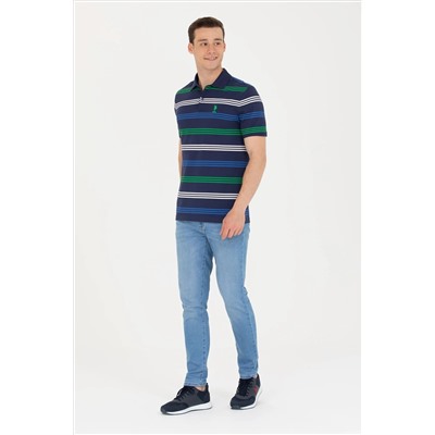 Erkek Lacivert Polo Yaka Tişört
