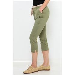 Pantalón recto Verde