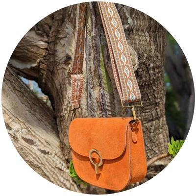 AB.Z PELLE Djuli ser (410) naranja+CINTURON BOLSOS (180)-26 (1) АКЦИЯ