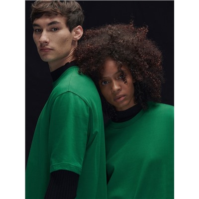 Dickes Unisex-T-Shirt aus Bio-Baumwolle