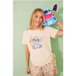 Pijama corto algodón Lilo & Stitch