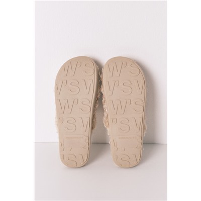 Zapatillas casa borreguito beige Snoopy