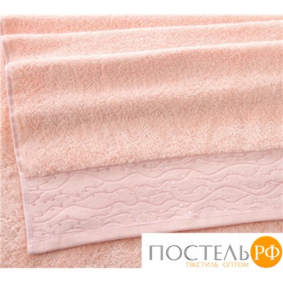 АовПр5090500 Айова персик 50*90 махровое полотенце Г/К 500 г Махровые изделия Comfort Life