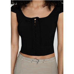 Top crop botones