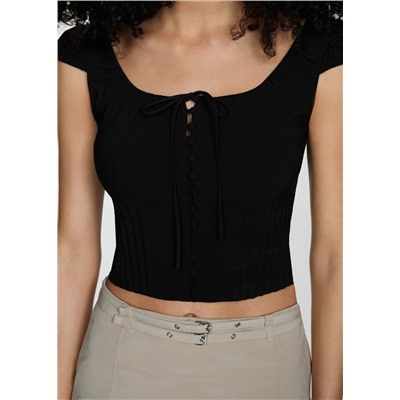 Top crop botones