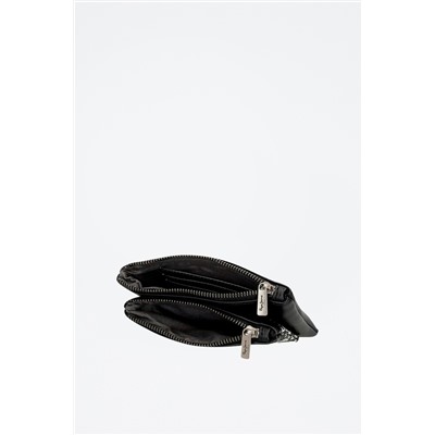 Monedero Lana Beige y negro