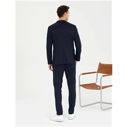 Lacivert Ekstra Slim Fit Spor Takım Elbise