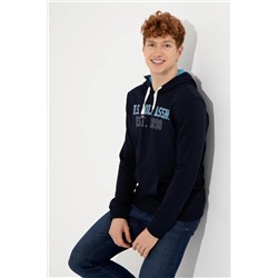 Erkek Lacivert Kapüşonlu Sweatshirt