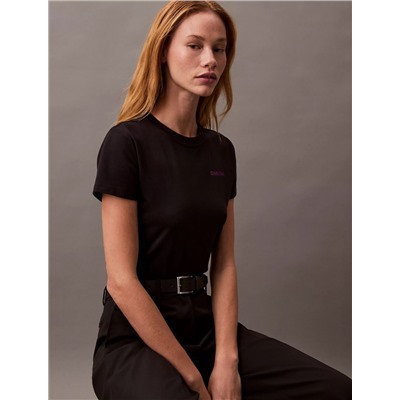 Foil Logo Graphic Slim T-Shirt