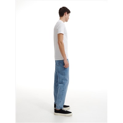 Jeans im Carrot-Fit mit kurzem Bein