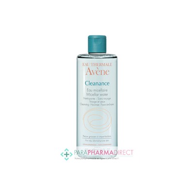 Avène Cleanance Eau Micellaire Nettoyante Sans Rinçage Visage et Yeux 400ml