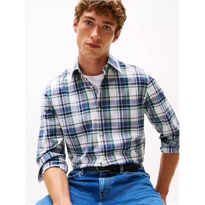 Regular Fit Madras Print All-Day Shirt