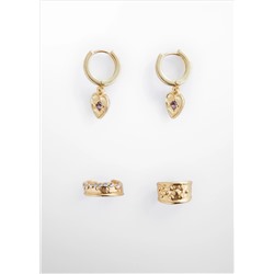 Set pendientes combinados