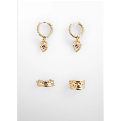 Set pendientes combinados