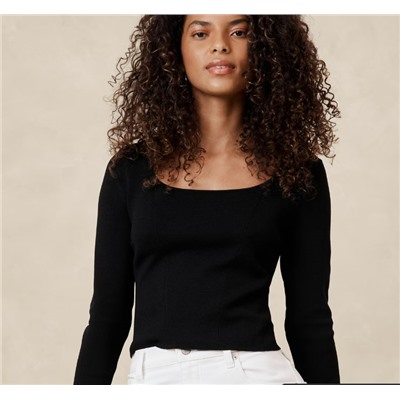 Square-Neck Sweater