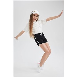 Defacto Kız Çocuk Sweatshirt Kumaşı Şort L6125A622HS