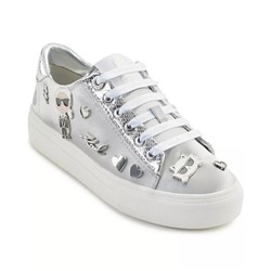 KARL LAGERFELD PARIS Women's Cate Pins Lace-Up Sneakers