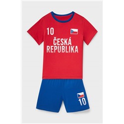 Shorty-Pyjama - Bio-Baumwolle - 2 teilig