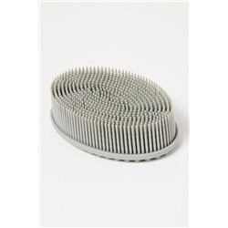 Cepillo de ducha de silicona para perro Gris