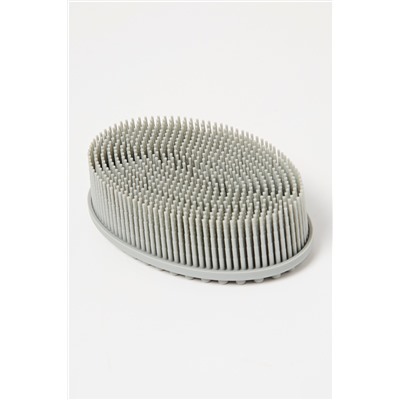 Cepillo de ducha de silicona para perro Gris