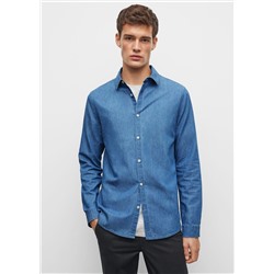 Camisa denim algodón -  Niño | MANGO OUTLET España