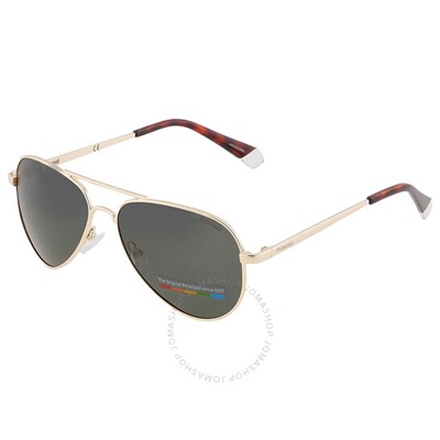 Polaroid  Polarized Green Pilot Unisex Sunglasses Item No. PLD 6012/N/NEW 0PEF/UC 56
