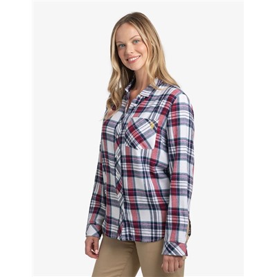 FLANNEL PLAID LONG SLEEVE SHIRT