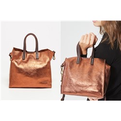 Bolso de piel Coti Marrón