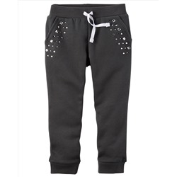 Fleece Embellished Joggers