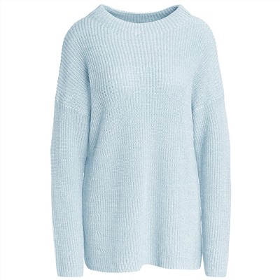 Damen Strickpullover mit Stehkragen
