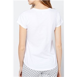 Camiseta Jasmín Aladdin Disney Felina - Blanco