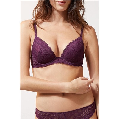 Sujetador push-up Cherie Cherie Ciruela