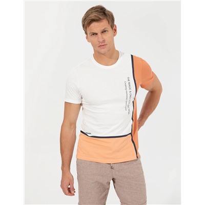 Coral Slim Fit Bisiklet Yaka Tişört