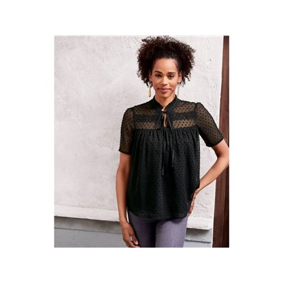 ESMARA® Bluse Damen, angenehm leichte Chiffon-Qualität