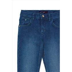 Erkek Çocuk Mavi Jean Pantolon