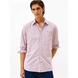 Regular Fit Stripe Stretch Oxford Shirt