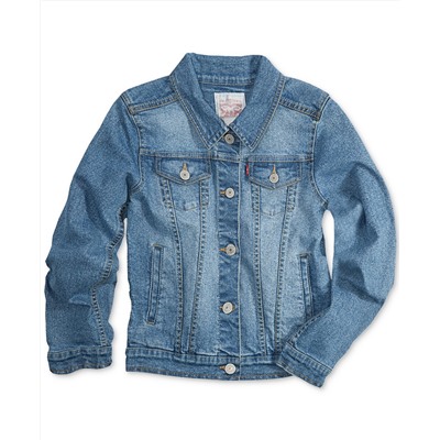 Levi's Distressed Denim Jacket, Big Girls (7-16)