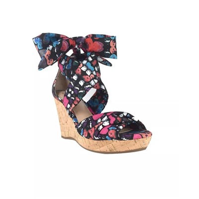 IMPO Women's Omyra Ankle Wrap Wedge Sandals