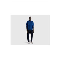 United Colors of Benetton Bisiklet Yaka Koton Kazak 123P1098U1I76-0W5