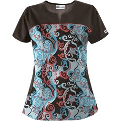 UA Imperial Garden Espresso Scrub Top