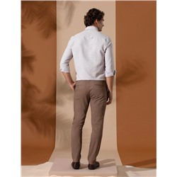 Kahverengi Slim Fit Kanvas Pantolon
