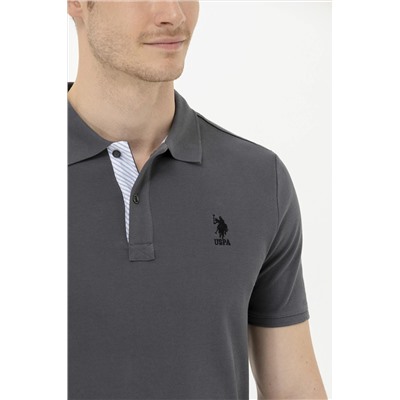 Erkek Antrasit Basic Polo Yaka Tişört