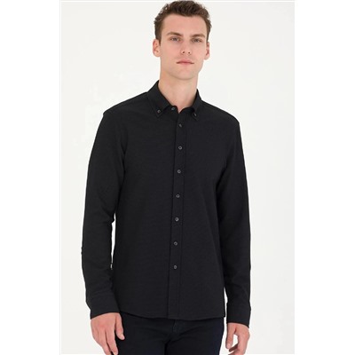 Pierre Cardin Slim Fit Uzun Kollu Gömlek agzdııc