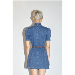 Vestido camisero Azul